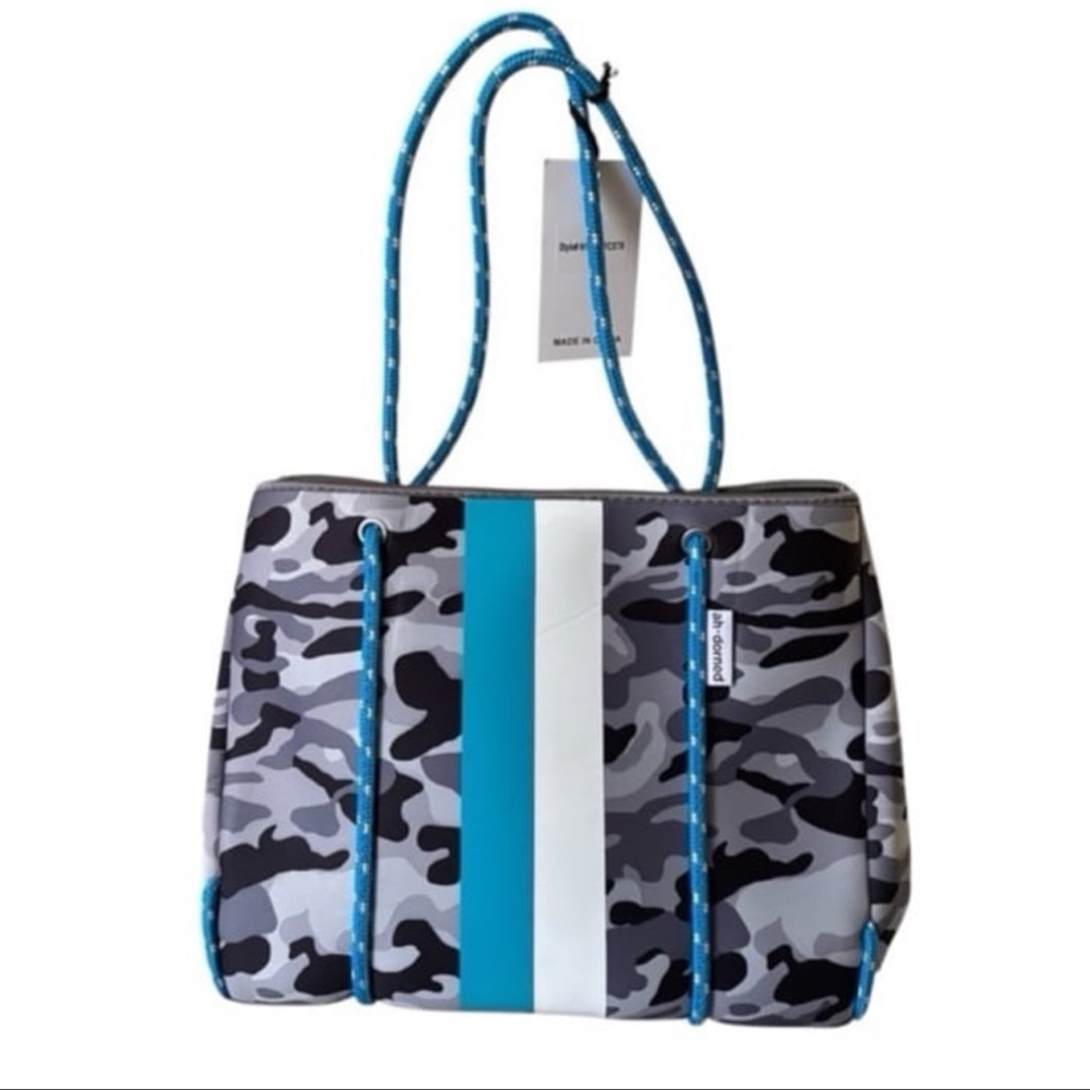 Ahdorned New York Neoprene Camouflage Tote with Removable Pouch